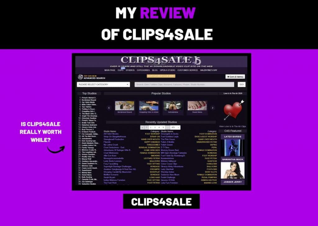 Sites Like Clips4sale