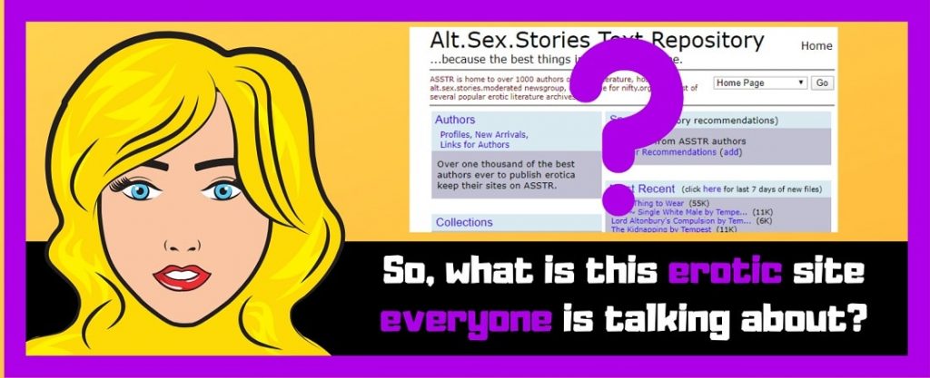 ASSTR is short for Alt Sex Stories Text Repository. 