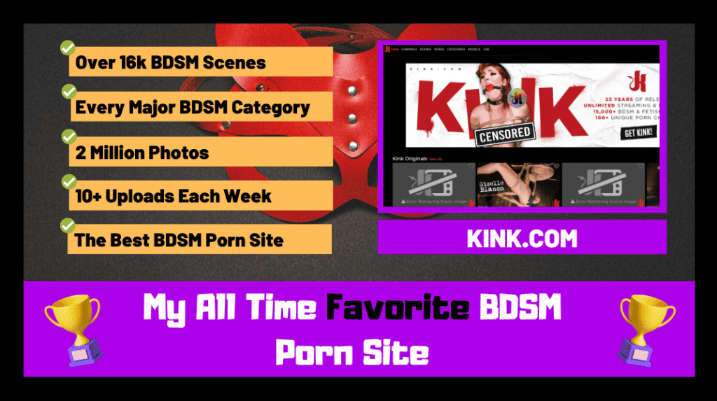 a full breakdown of my favorite bdsm site. The site is kink.com and this explains all the features of the website.